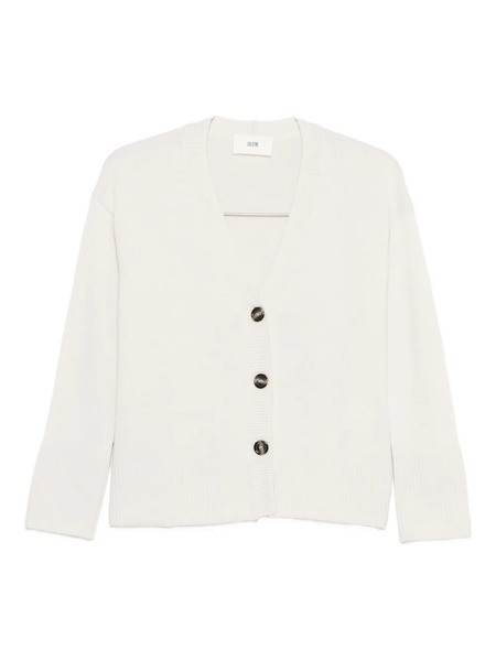  Solotre V-neck Cardigan - White 