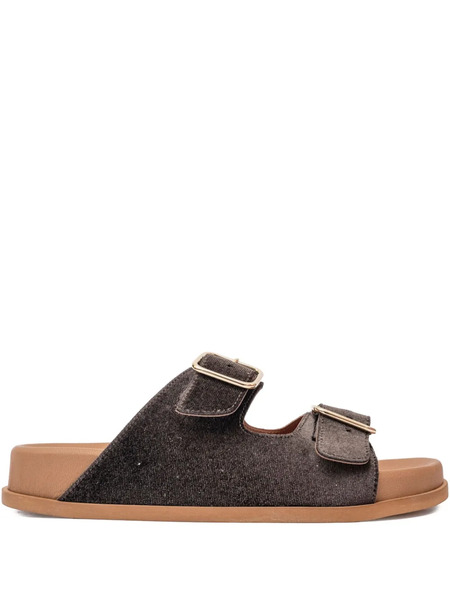  Sommet Follonicas Tortoras Double-buckle Sandals - Brown 