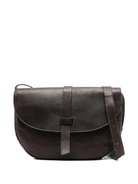  Sommet Leather Flap-closure Shoulder Bag - Brown 