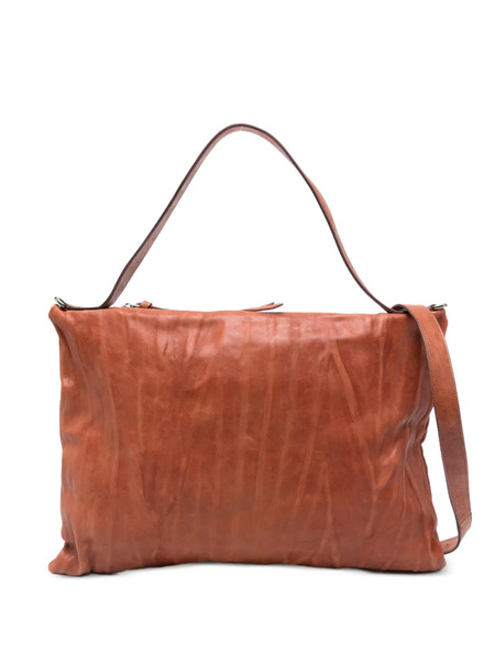  Sommet Medium Lexi Top-zip Leather Shoulder Bag - Brown 