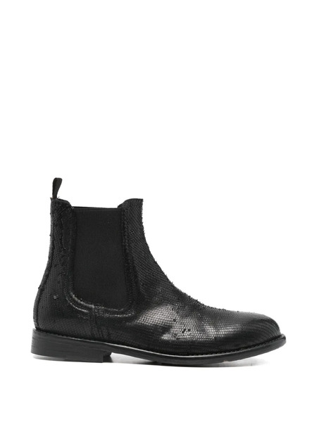  Sommet Textured Chelsea Boots - Black 
