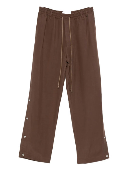  Song For The Mute Drawstring-waist Trousers - Brown 