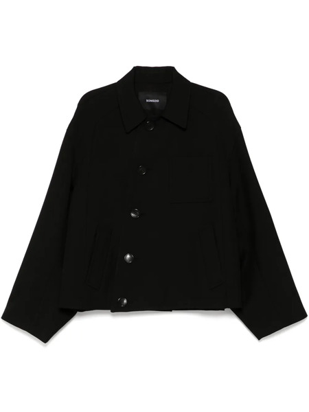  Songzio Button Fastening Jacket - Black 