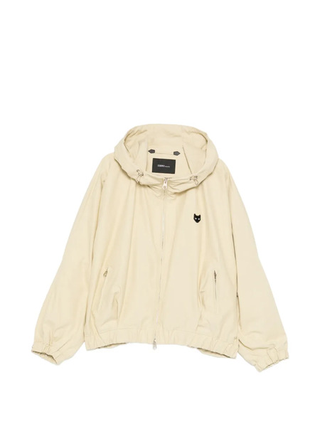  Songzio Dolman Hooded Jacket - Neutrals 