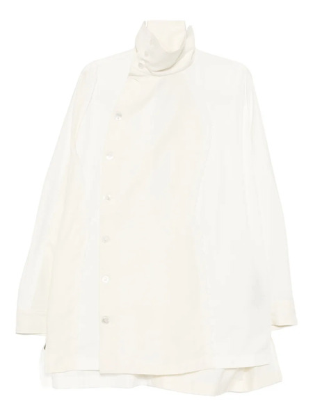  Songzio Patch-work Shirt - White 