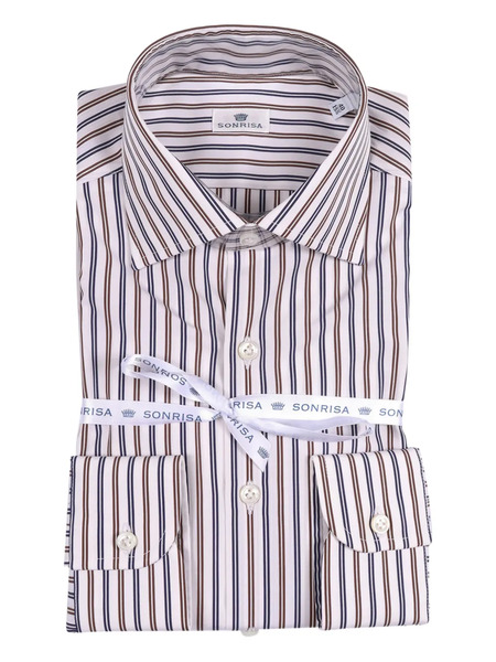  Sonrisa Striped Shirt - White 