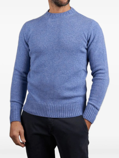  Sonrisa Wool Crew-neck Jumper - Blue 