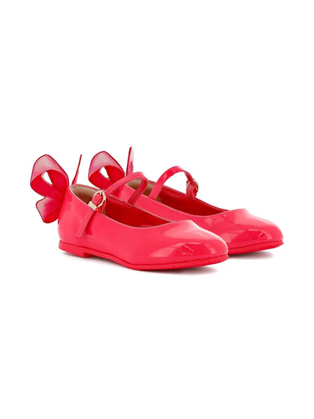 Sophia Webster Mini Leather Ballet Flats - Pink 