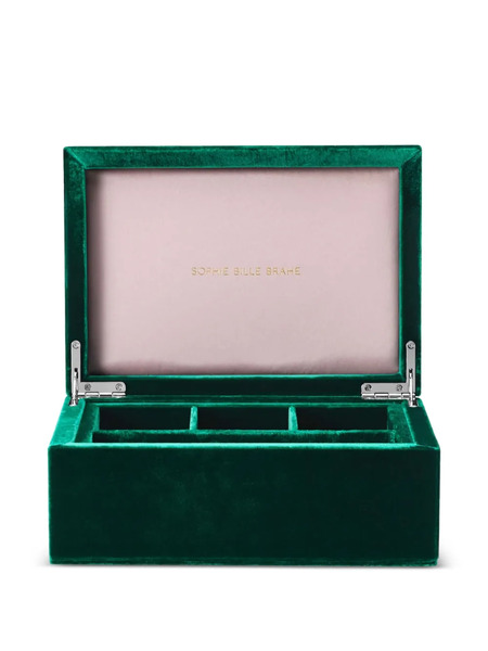  Sophie Bille Brahe Velvet-finish Box - Green 