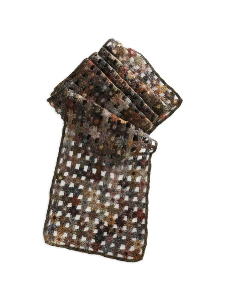  Sophie Digard Wool Knitted Scarf - Brown 