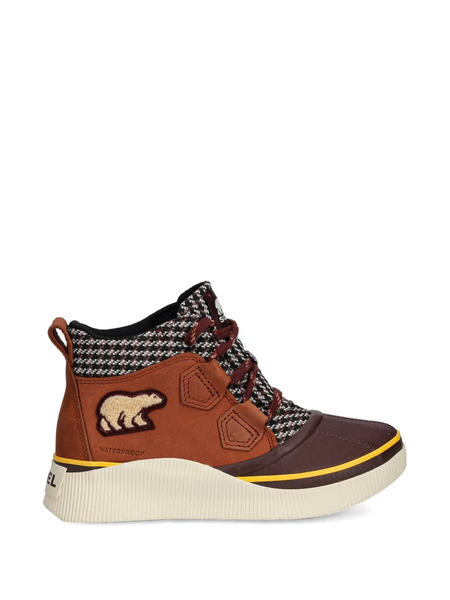  Sorel Out N About™ Houndstooth-pattern-detail Boots - Brown 