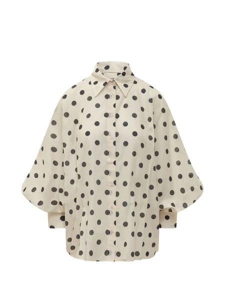  Sosue Polka-dot Blouse - Neutrals 
