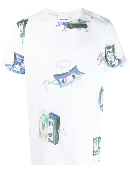  Soulland Archie T-shirt - White 