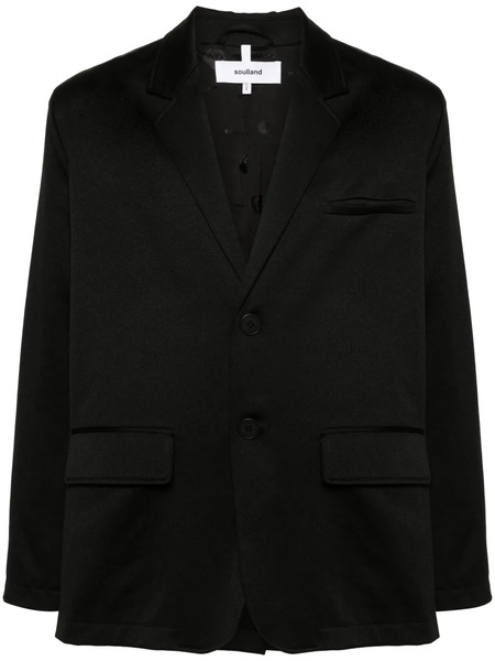  Soulland Gabe Single-breasted Blazer - Black 