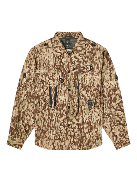 South2 West8 Camouflage-print Jacket - Neutrals 