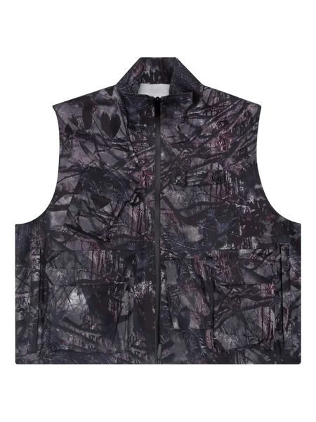  South2 West8 Camouflage Zip-front Vest - Grey 