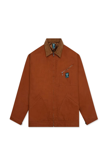  South2 West8 Collared Jacket - Brown 
