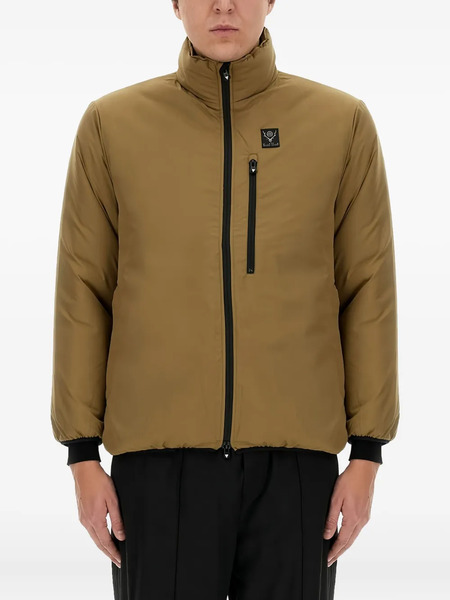  South2 West8 Logo-patch Zip Jacket - Brown 