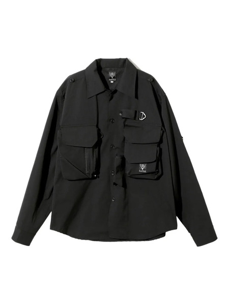  South2 West8 Multi-pocket Shirt - Black 