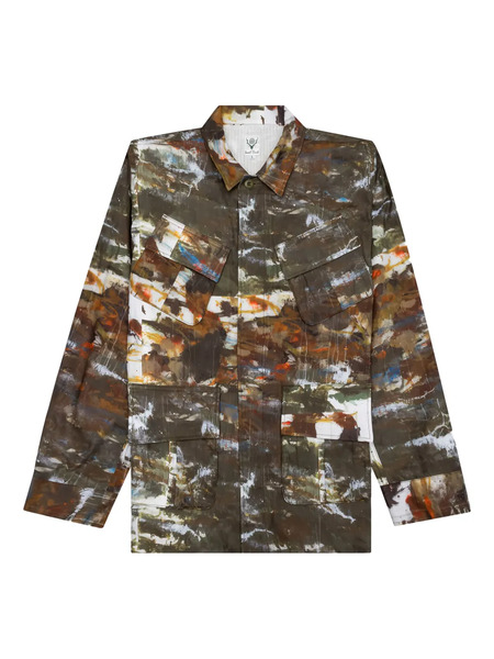  South2 West8 X Ben Miller Jungle Fatigue Jacket - Green 