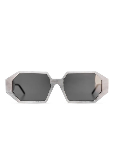  So.ya Vector Geometric-frame Sunglasses - Neutrals 