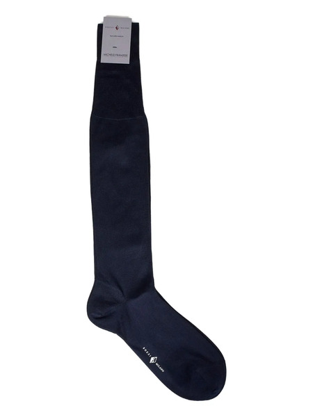  Sozzi Milano X Michele Franzese Jacquard-logo Socks - Blue 