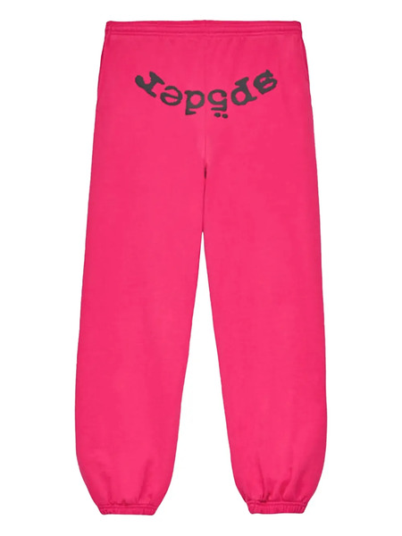  Sp5der Logo-print Joggers - Pink 
