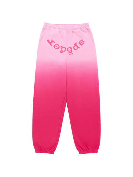  Sp5der Ombre-effect Track Pants - Pink 