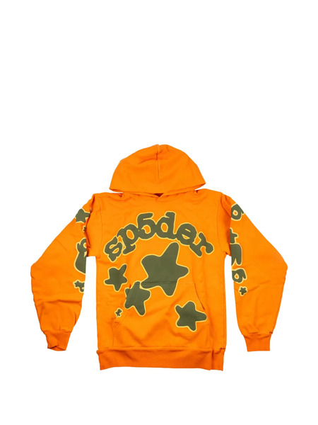  Sp5der Orange Hoodie 