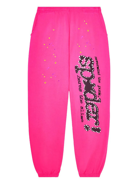  Sp5der P*nk Sweatpants - Pink 