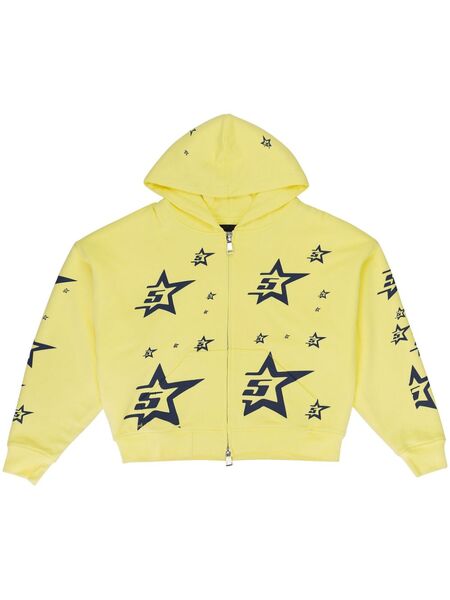  Sp5der 5star Hoodie - Yellow 