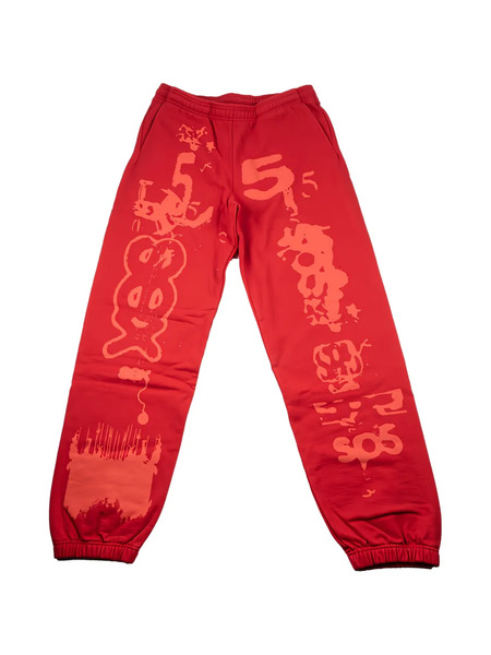  Sp5der X Ray Track Pants - Red 