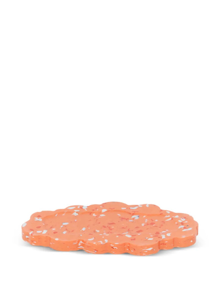  Space Available Speckled-pattern Desk Tray - Orange 