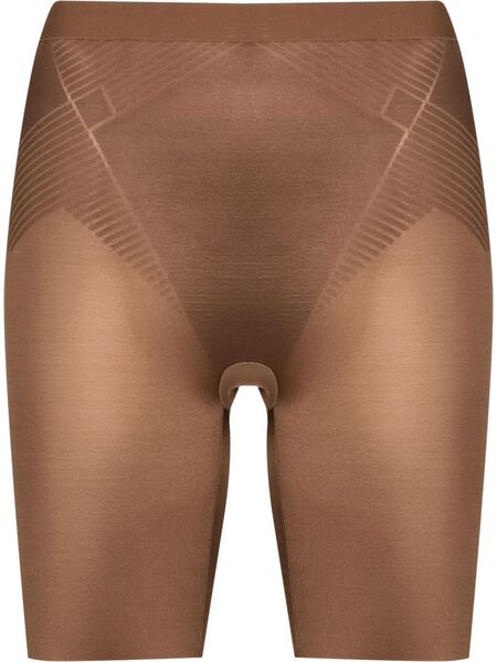  Spanx Thinstincts 2.0 Mid-thigh Shorts - Brown 