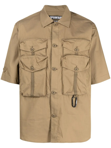  Spoonyard Coolmax Multi-pockets Shirt - Brown 