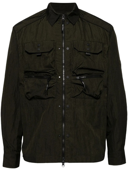  Spoonyard Crinkled Shirt Jacket - Green 