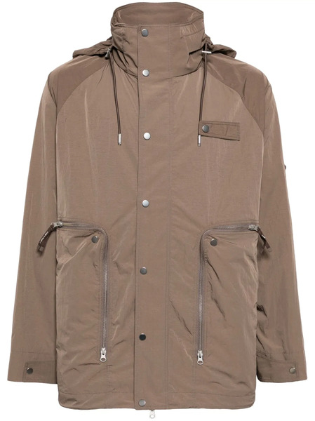  Spoonyard Hooded Long-sleeve Jacket - Brown 