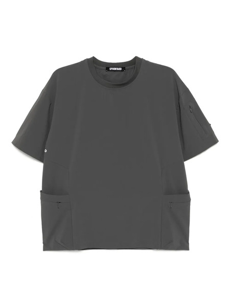  Spoonyard Packable Side Zip Pockets T-shirt - Grey 