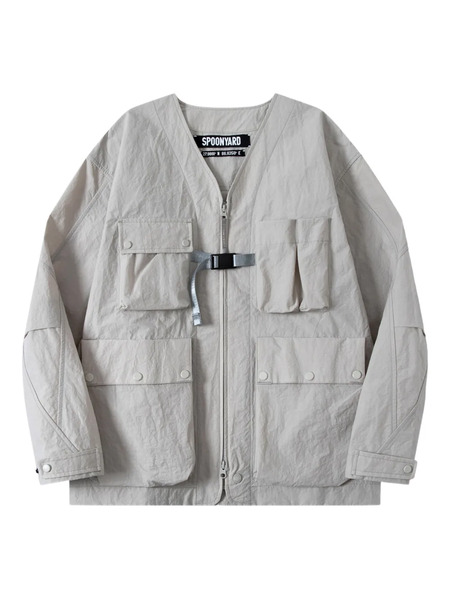  Spoonyard V-neck 3d Jacket - Grey 