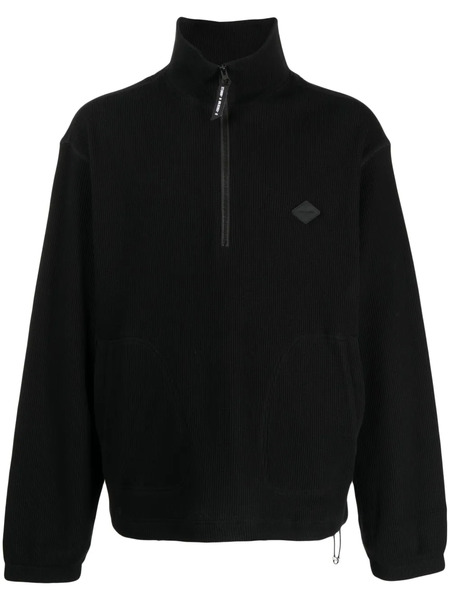  Spoonyard Waffle-effect Polo-shirt - Black 
