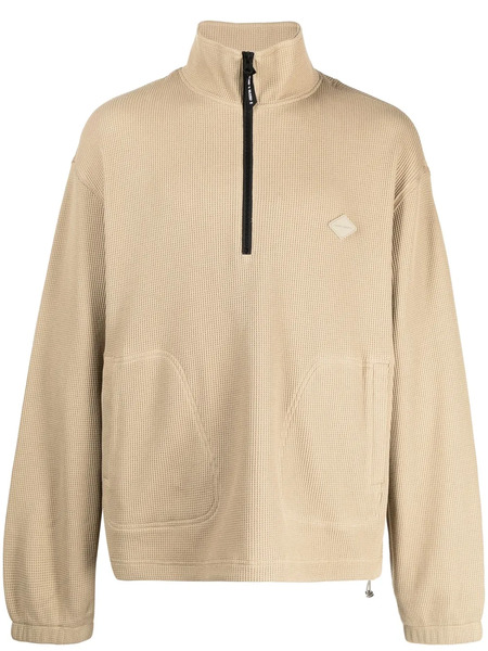  Spoonyard Waffle-effect Polo-shirt - Brown 
