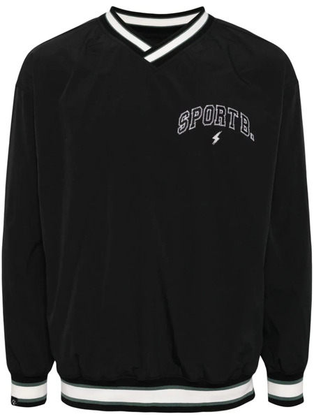  Sport B. By Agnès B. V-neck Pullover - Black 