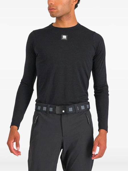 Sportful Logo-patch Ski Top - Black 