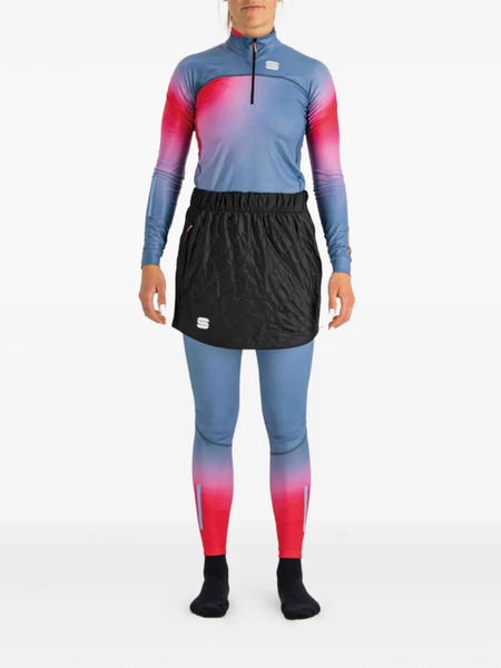  Sportful Quilted-pattern Skirt - Black 