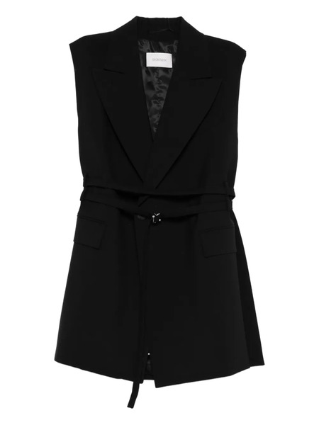  Sportmax Belted Blazer - Black 