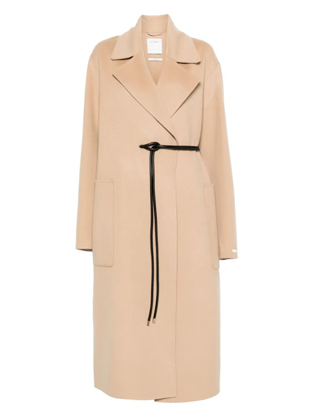  Sportmax Belted Coat - Brown 