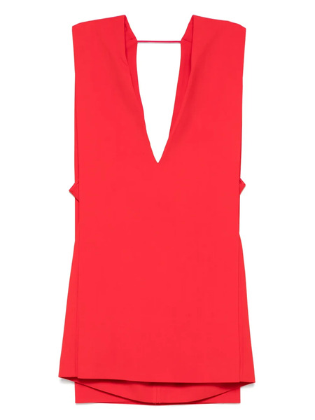 Sportmax Belted Mini Dress - Red 