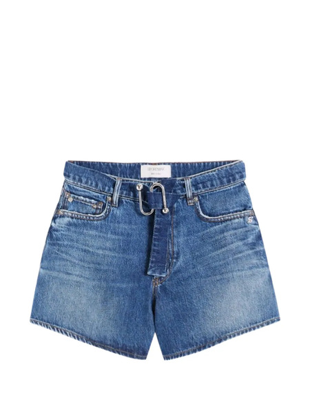  Sportmax Belted Shorts - Blue 