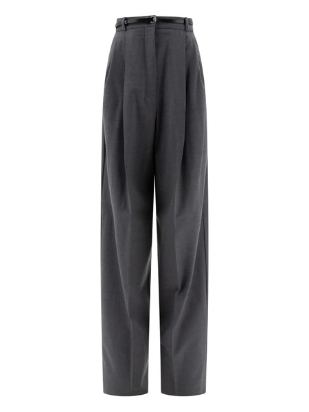  Sportmax Belted Tailored Trousers - Grey 