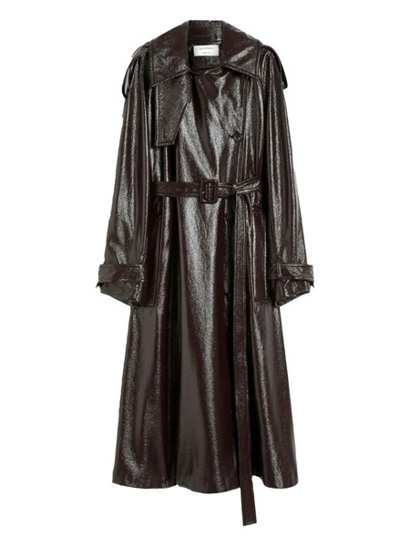  Sportmax Belted Trench Coat - Brown 